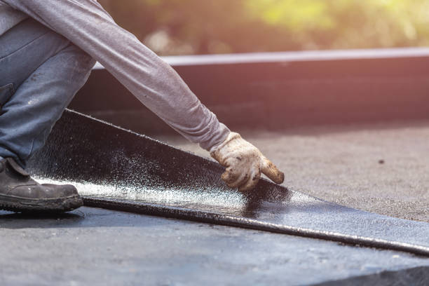Professional Basement Waterproofing technician working in Montevallo, AL
